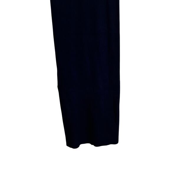 House of Harlow 1960 Sz XS NWT Ribbed Knit Polo Dress Midi Short Sleeve Black - Picture 11 of 16